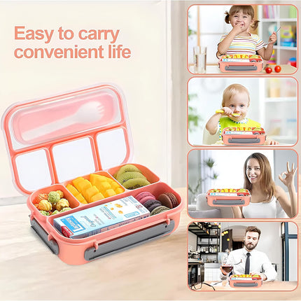 Bento Lunch Box 1300ml Pink