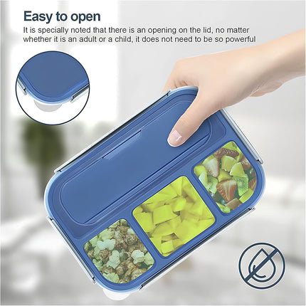 Bento Lunch Box 1300ml Blue