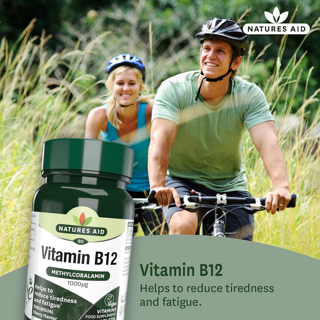 Natures Aid 1000Ug Vitamin B12 - 90 Tablets
