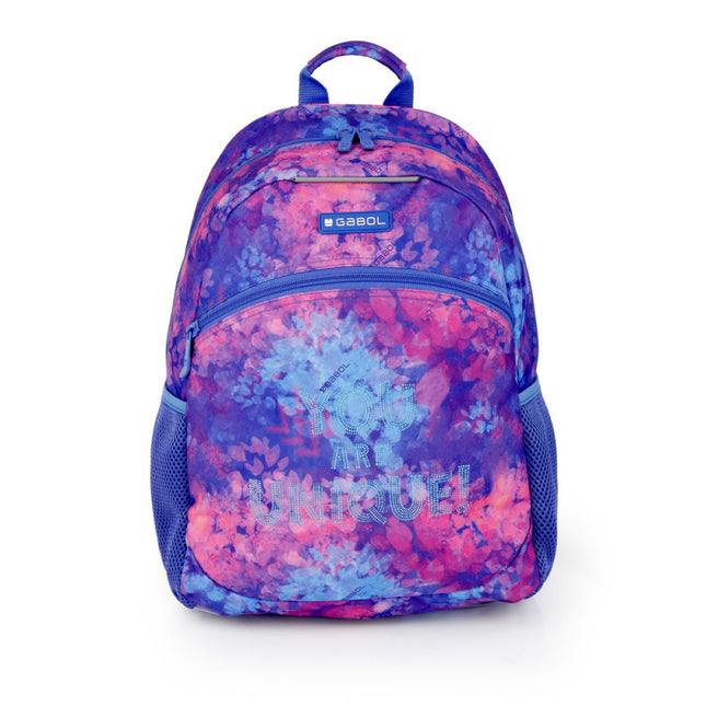 Gabol Backpack 2 Part Sunset 31X41X15Cm #236106-003/2025 Blue/pink