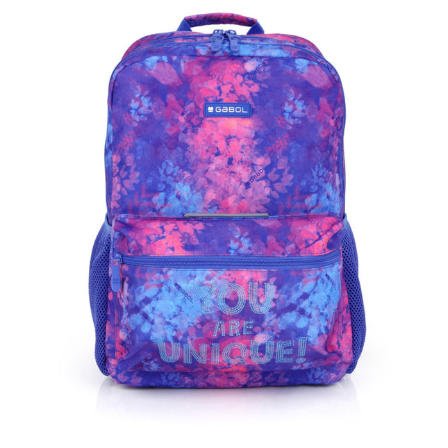 Gabol Backpack 2 Part Sunset 32X44X15Cm #236153-003/2025 Blue/pink