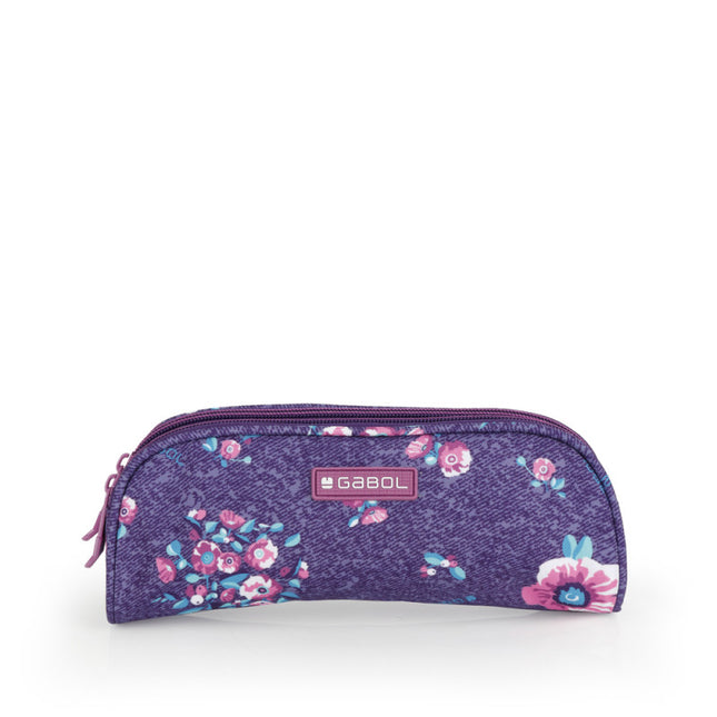 Gabol Pencil Case 2 Part  LILY Kids 22X8X6Cm #236231-029/2025 Purple