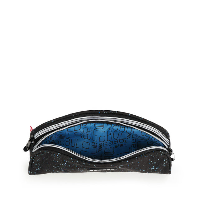 Gabol Pencil Case 2 Part Galaxy Kids 22X8X6Cm #236831-001/2025 Black