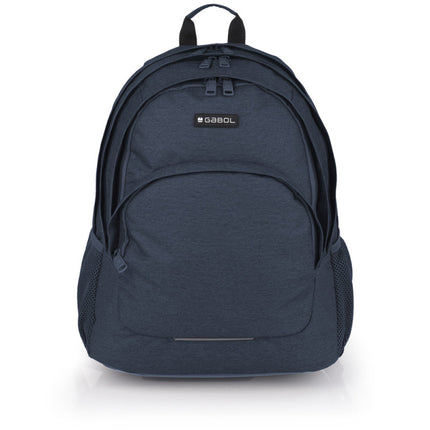 Gabol Backpack 3 Part Wolf Teenager 32X44X18Cm #237240-046/2025 Navy Blue