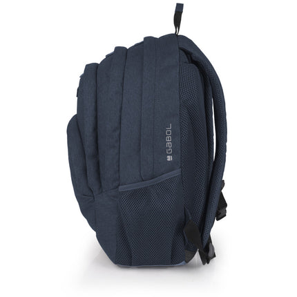 Gabol Backpack 3 Part Wolf Teenager 32X44X18Cm #237240-046/2025 Navy Blue