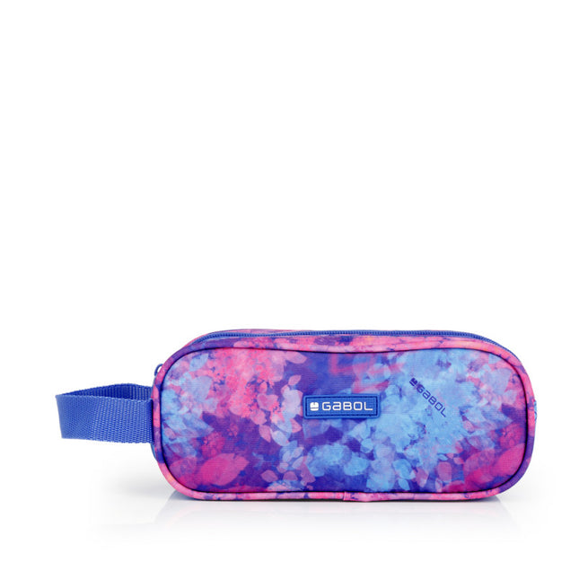 Gabol Pencil Case 3 Part Sunset 22X9X9Cm #236111-003/2025 Blue/pink