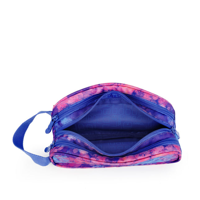 Gabol Pencil Case 3 Part Sunset 22X9X9Cm #236111-003/2025 Blue/pink