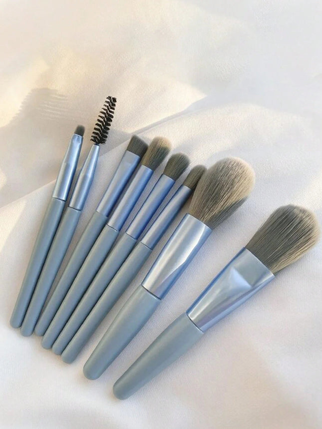 8Pcs Mini Eye Makeup Brush Set - SmartSouks
