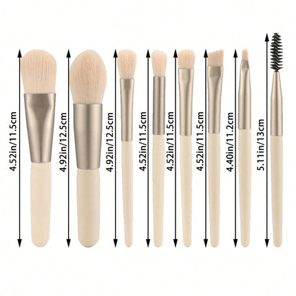 8Pcs Mini Eye Makeup Brush Set - SmartSouks