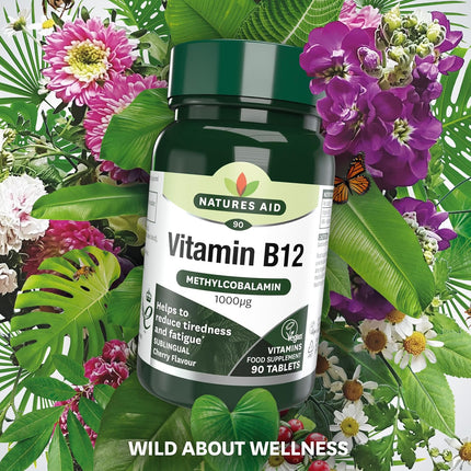 Natures Aid 1000Ug Vitamin B12 - 90 Tablets