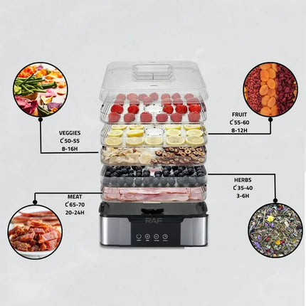 Digital Food Dehydrator - Dried Fruits and Vegetables Maker