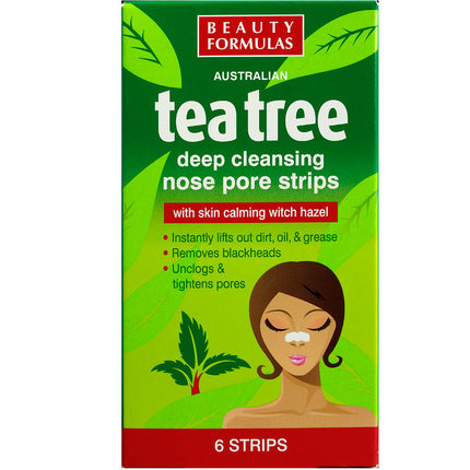 Beauty Formulas Tea Tree Nose Strips