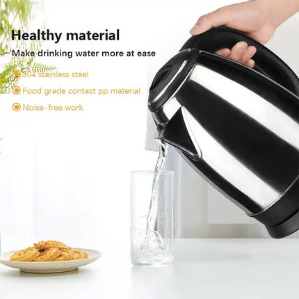 Electric Kettle Water Warmer 2L Stainless Steel
