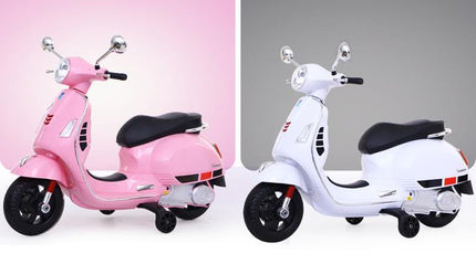 VESPA Electric Rechargeable Two Wheel Kids Ride on Scooter