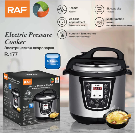 Electric Pressure Cooker 1000W 6 L