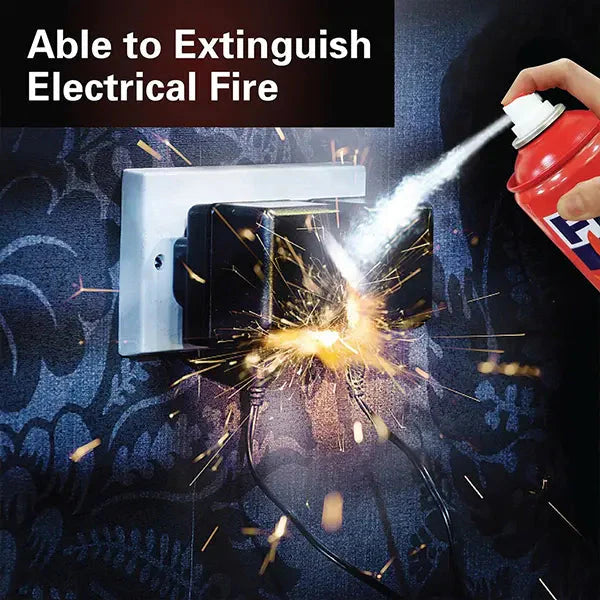 Fire Extinguisher Spray with Stand for Car and Home Use | Fire Stop Aluminium Spray 1000ml