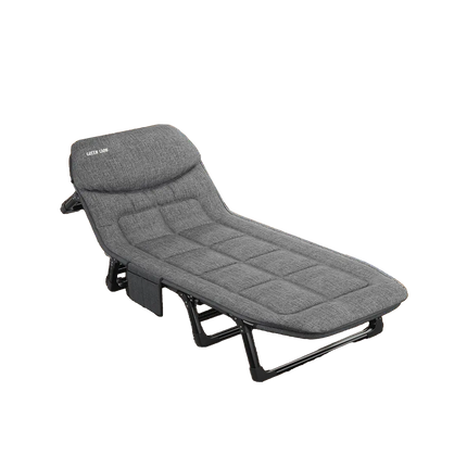Green Lion Foldable Camping Bed - Gray