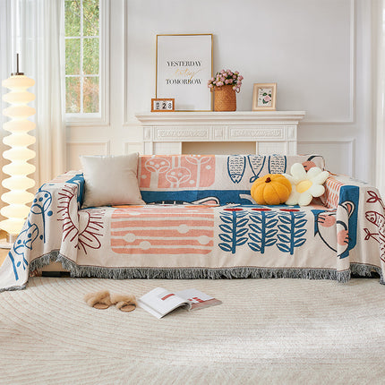 Nordic Style Sofa Blanket - Double Sided - Colored 180*300cm