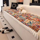 Elegant Thick Sofa Cushion Bohemian Anti-Slip Plush Colored