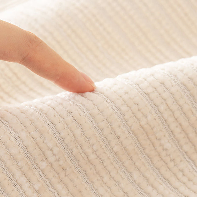 Luxury Solid Color Chenille Sofa Cushion Olive Green