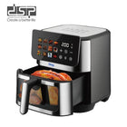 Air Fryer Digital 1600W + Bottom heating 500W 8 Liters