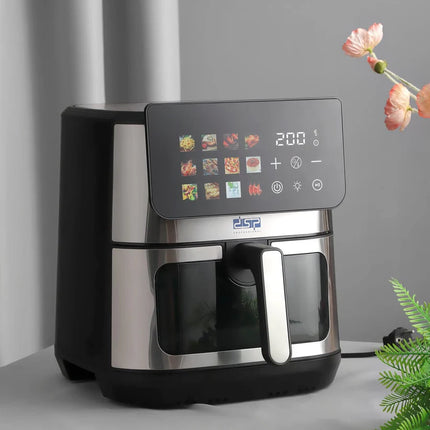 Air Fryer Digital 1600W + Bottom heating 500W 8 Liters