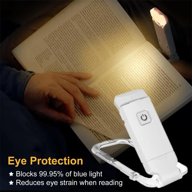 USB Rechargeable Book Light With 3 Levels