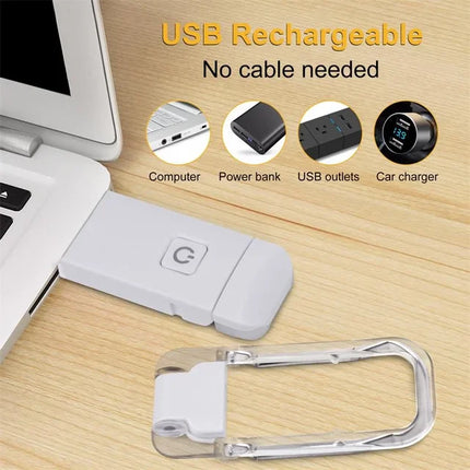 USB Rechargeable Book Light With 3 Levels