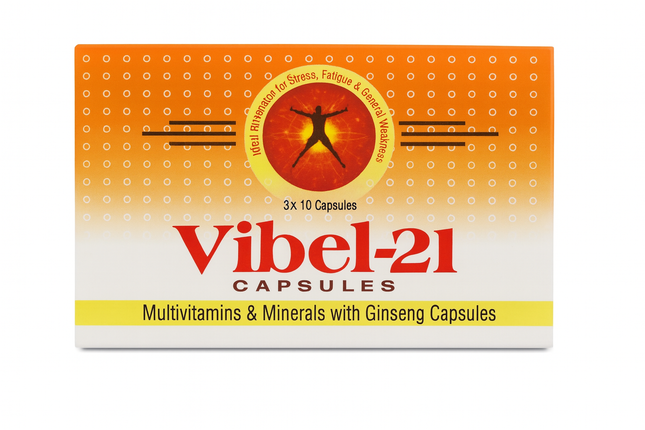 VIBEL-21 Energy Multivitamin 30 Tablets