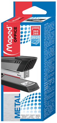 Maped Metal Stapler no. 24/6-26/6 - 25 Sheets