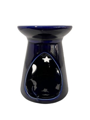 Blue Star Candle Holder Essential Oil Ceramic Burner