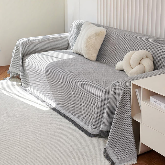 Sofa Blanket- Double Sided - Grey 180*300cm