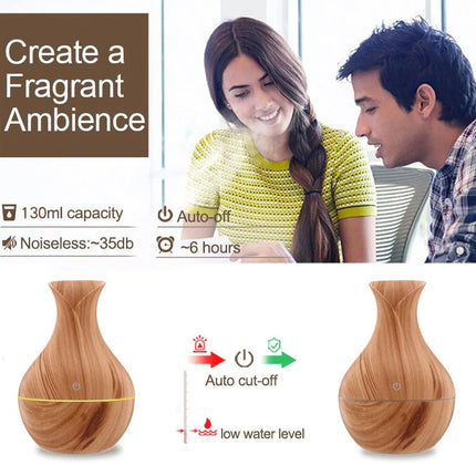 Wood Vase Humidifier Spray