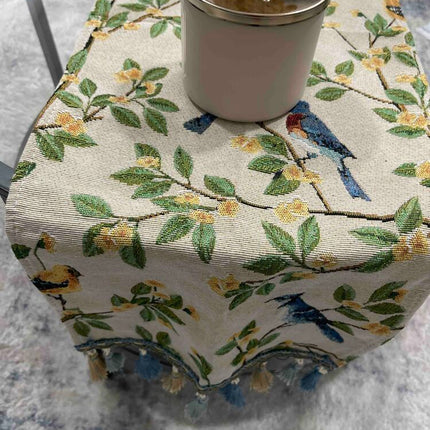 Vintage Countryside Jacquard Weave Table Runner 30*200cm