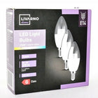 3 Candle 6 Watts LED-Lamps Warm White