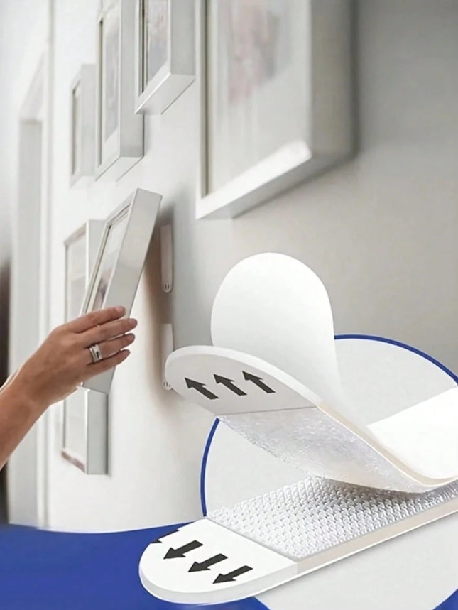 Adhesive Wall Mounting Strips – 12-Pair - Strong Hold