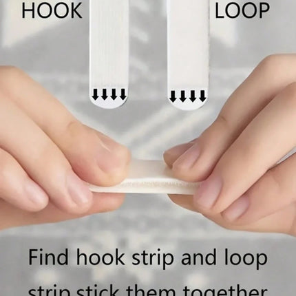 Adhesive Wall Mounting Strips – 12-Pair - Strong HoldAdhesive Hooks