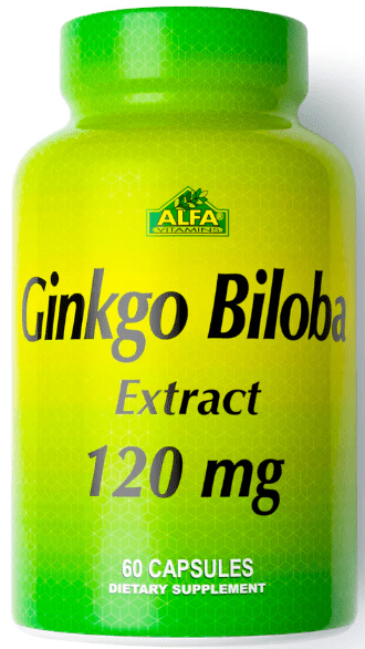 Alfa Vitamins Ginkgo Biloba 120mg 60 Capsules - SmartSouks