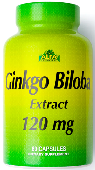 Alfa Vitamins Ginkgo Biloba 120mg 60 Capsules