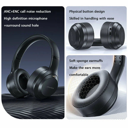 AWEI Wireless Headphone with Noise Cancellation / AWEI AT3 - SmartSouks