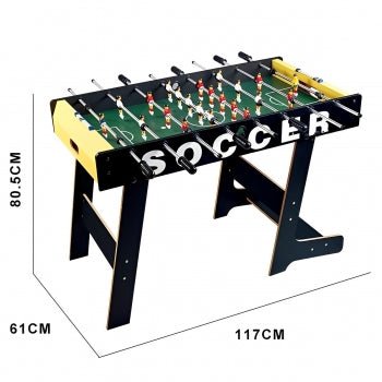 BabyFoot - Folding Football Table,117x61x80.5cm - SmartSouks