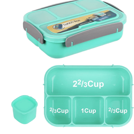 Bento Lunch Box 1300ml GreenSchool Lunch Box