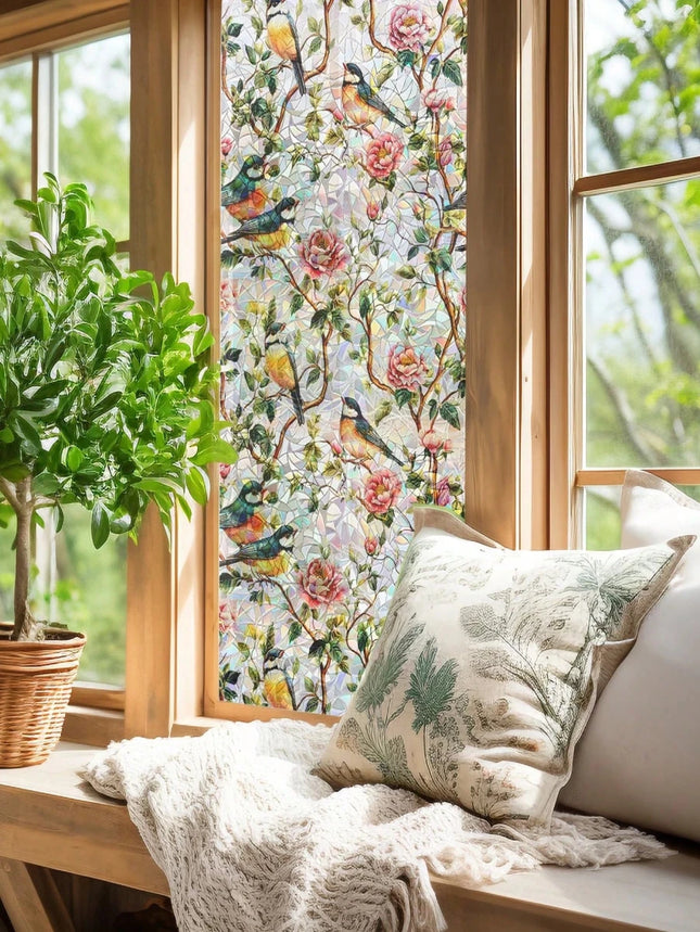 Bird Branch Window Film – Static Cling 45*100cmWindow Film
