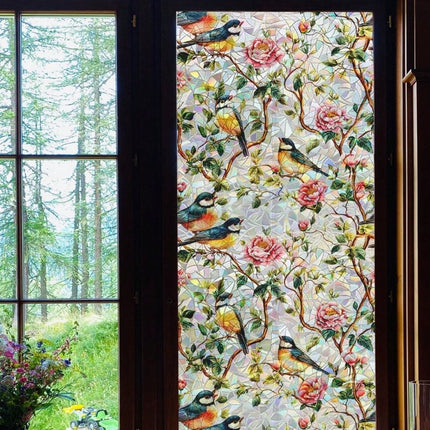Bird Branch Window Film – Static Cling 45*100cmWindow Film