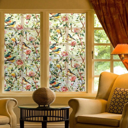 Bird Branch Window Film – Static Cling 45*100cmWindow Film
