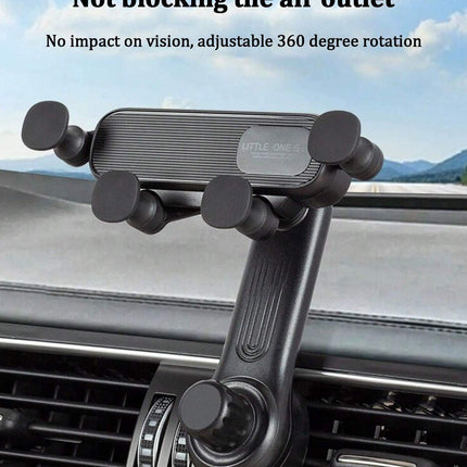 Black Car Phone Holder Air Vent Mount - SmartSouks