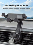 Black Car Phone Holder Air Vent Mount - SmartSouks