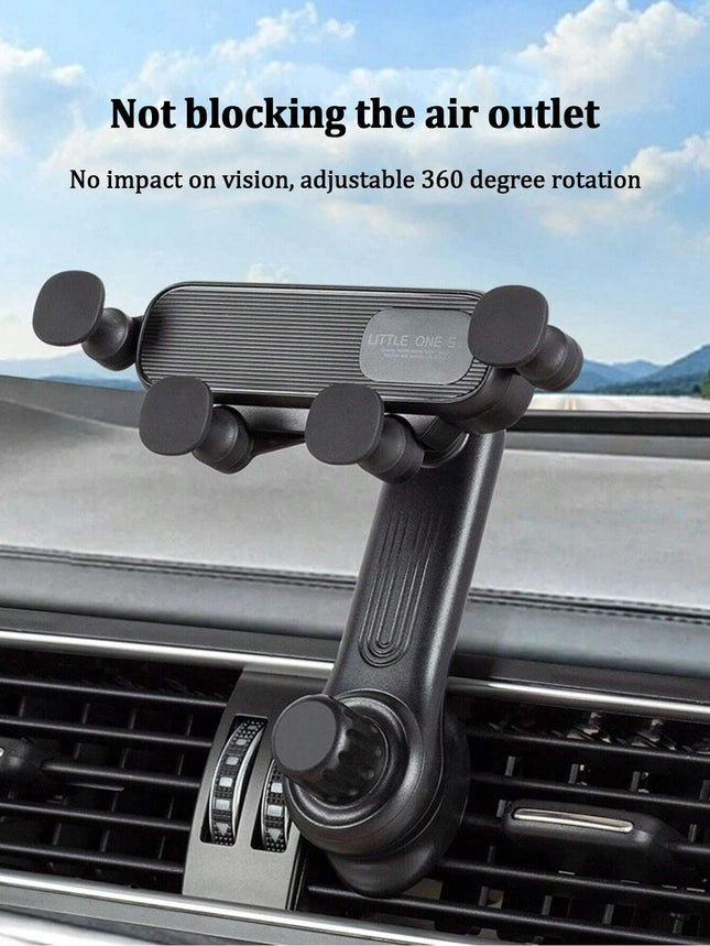 Black Car Phone Holder Air Vent Mount - SmartSouks