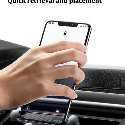 Black Car Phone Holder Air Vent Mount - SmartSouks