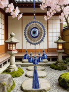 Blue Evil Eye Wind Chime – Lucky Hanging DecorationWind Chime